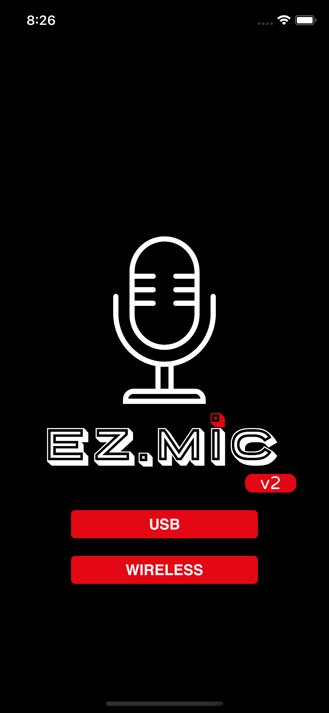 application iphone ez microphone
